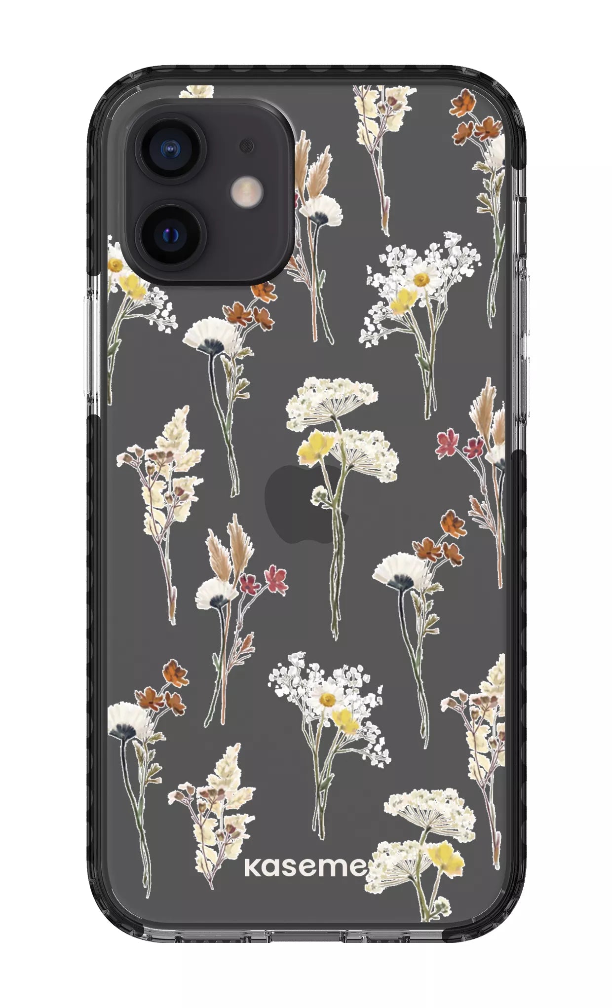 iPhone 12 Clear Case - Black Wilderness Clear Case -