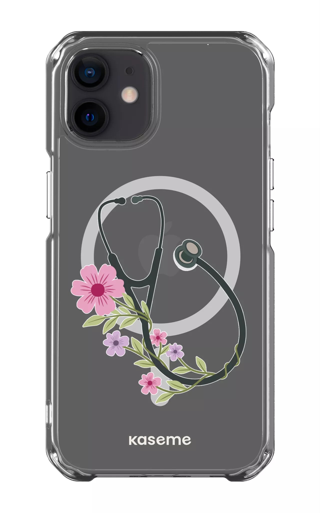 iPhone 12 Clear Case - Magsafe Blossom Beat Clear Case -