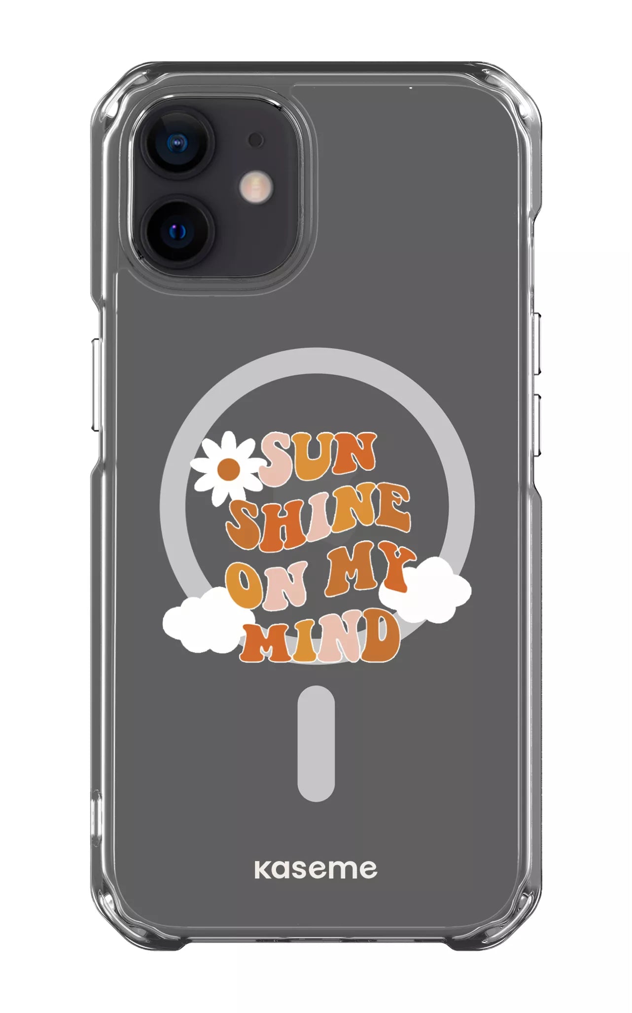 iPhone 12 Clear Case - Magsafe Cheerful Clear Case -