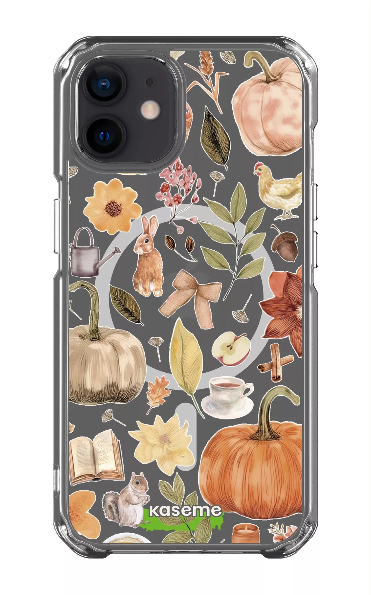 iPhone 12 Clear Case - Magsafe Harvest Hues Clear Case -