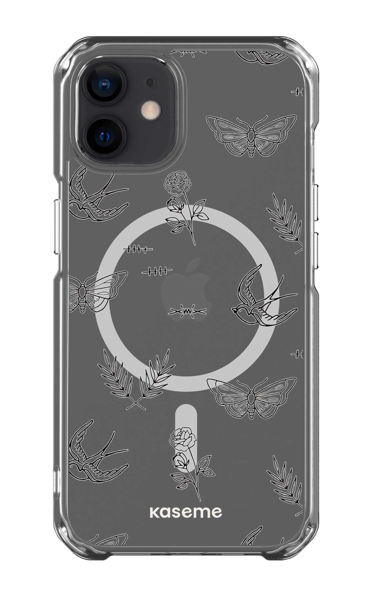 iPhone 12 Clear Case - Magsafe Ink Clear Case -