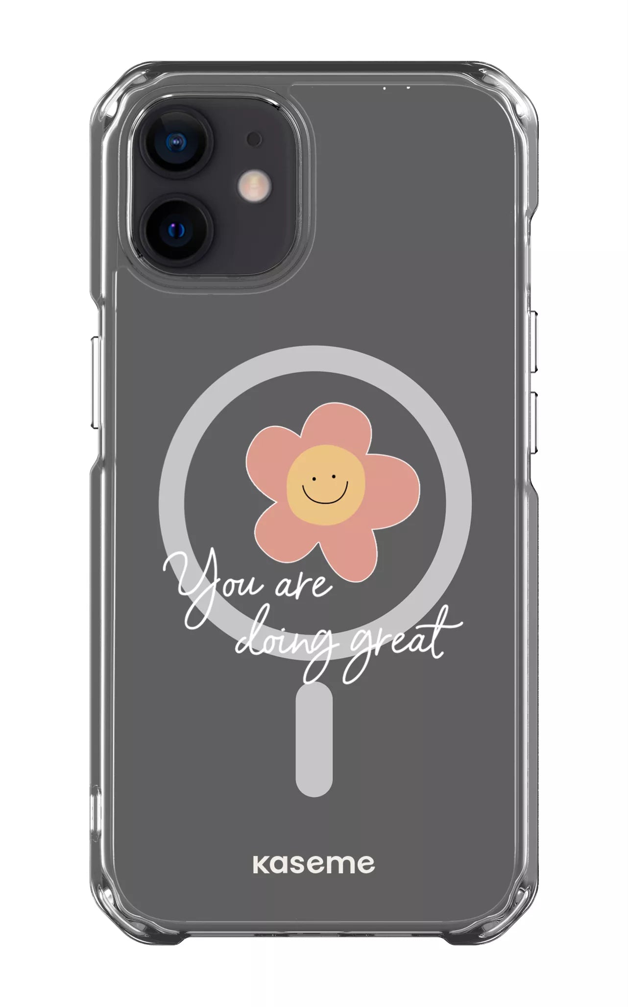 iPhone 12 Clear Case - Magsafe Keep going Clear Case -