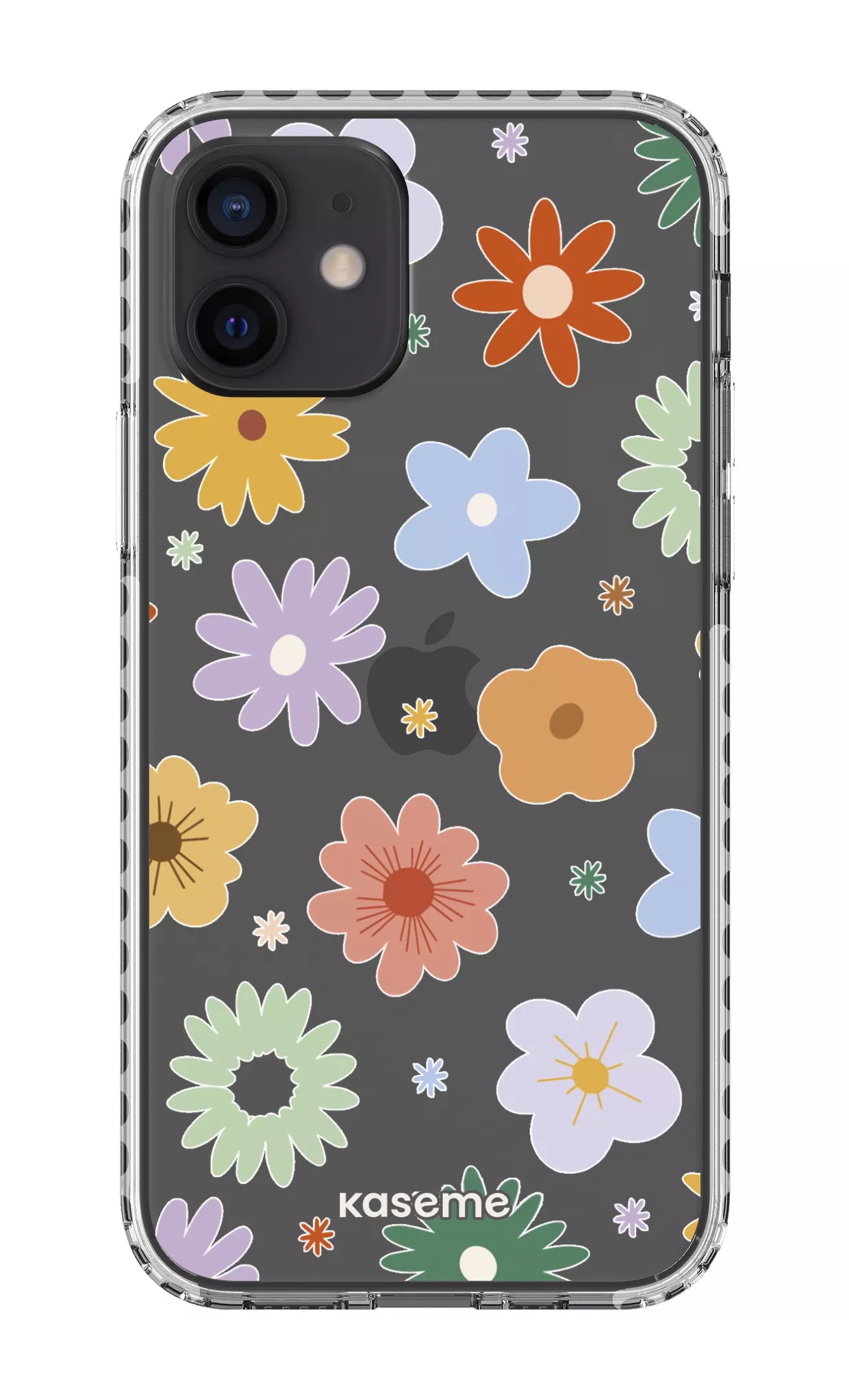 iPhone 12 Clear Case - White Adore Clear Case -