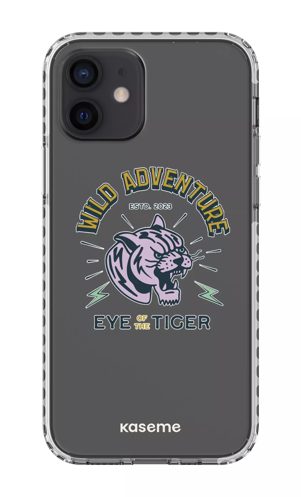 iPhone 12 Clear Case - White Wildcats Clear Case -