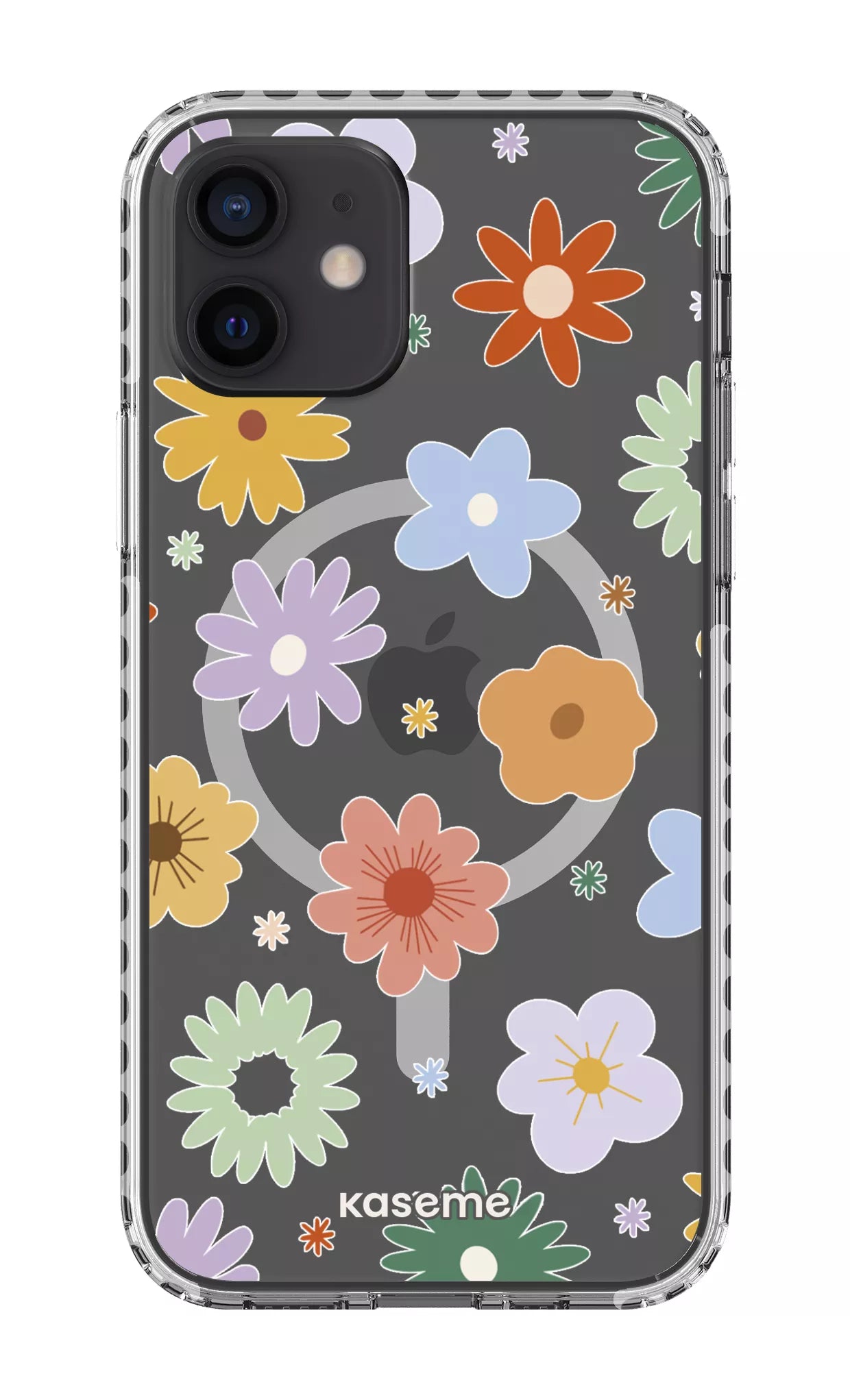 iPhone 12 Clear Case Magsafe - White Adore Clear Case -