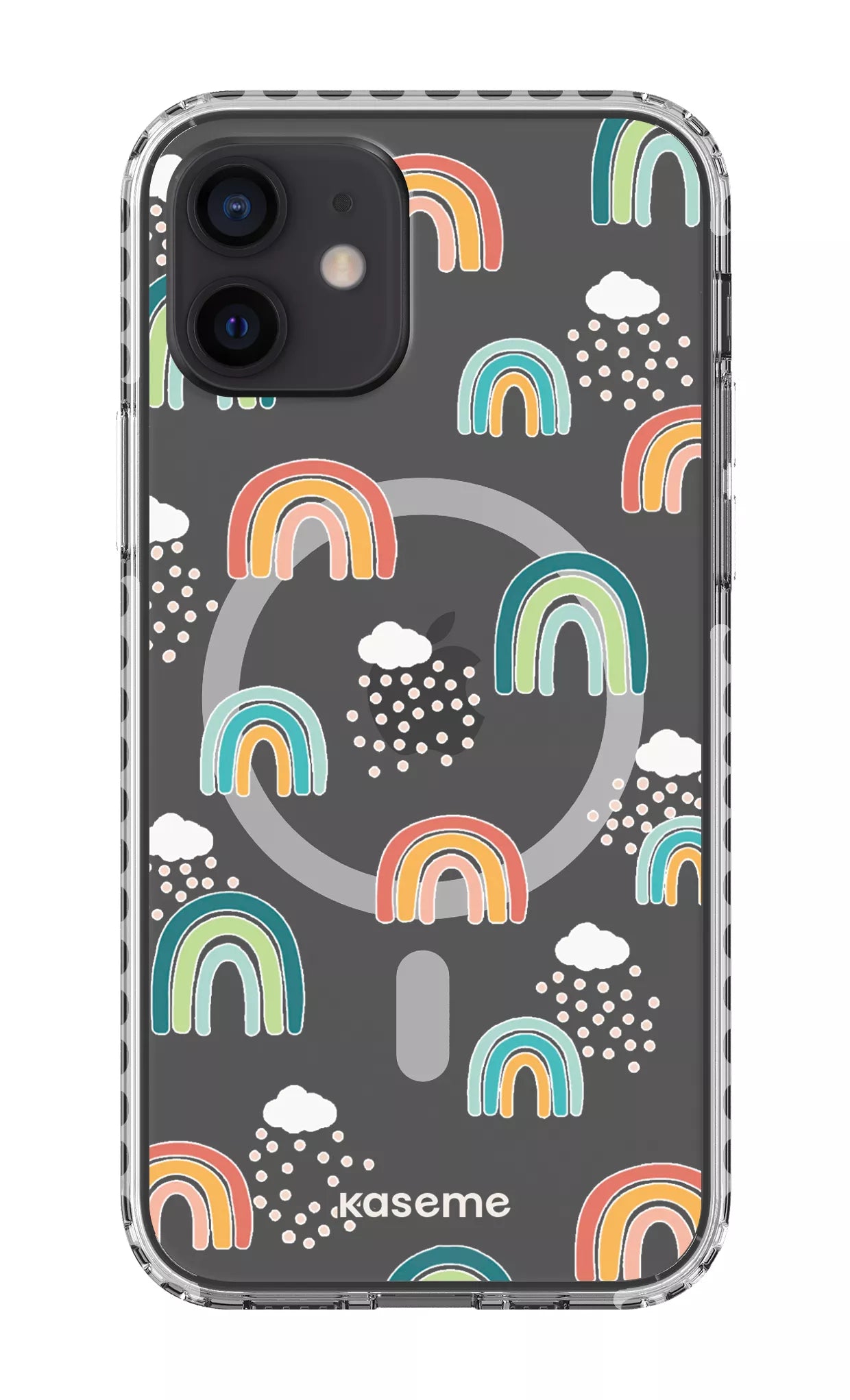 iPhone 12 Clear Case Magsafe - White Be You Clear Case -