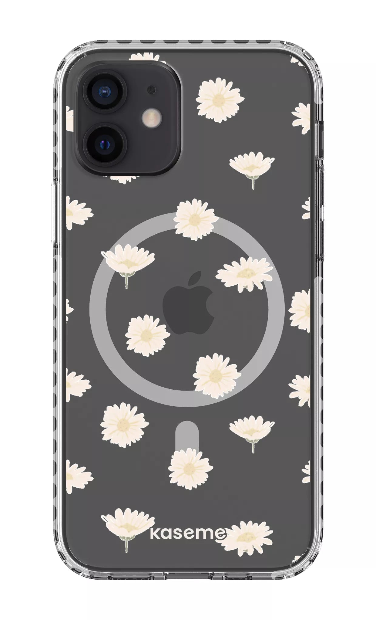 iPhone 12 Clear Case Magsafe - White Bella Clear Case -