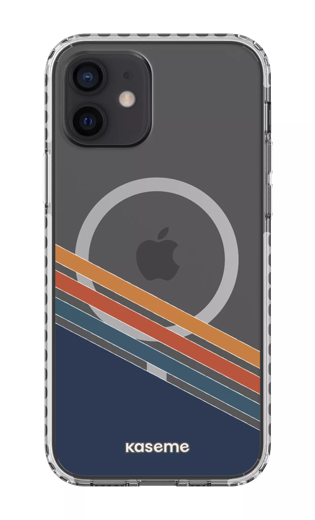 iPhone 12 Clear Case Magsafe - White Bitter Clear Case -