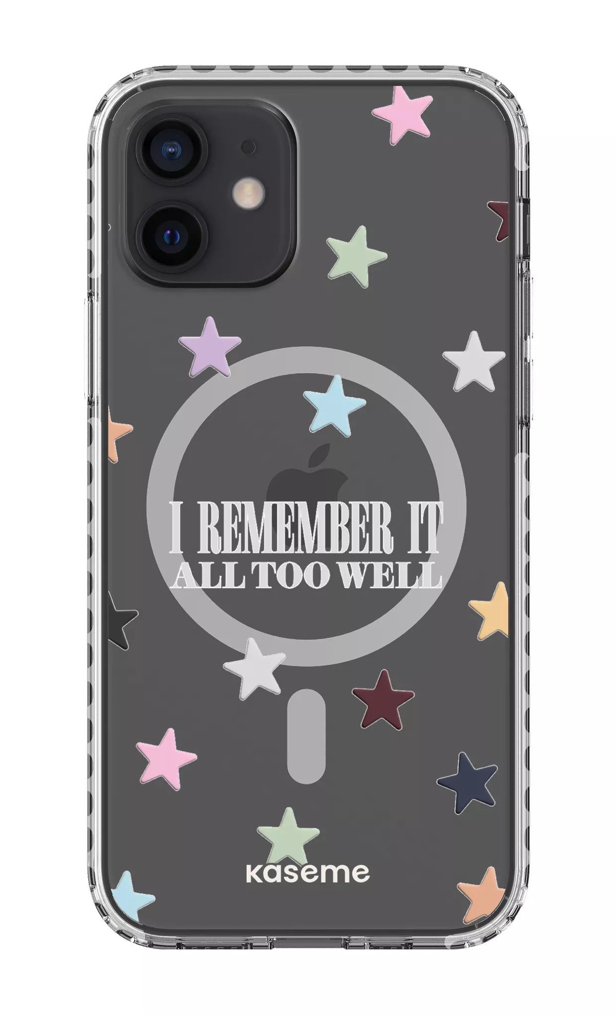 iPhone 12 Clear Case Magsafe - White It Was Rare Clear Case -