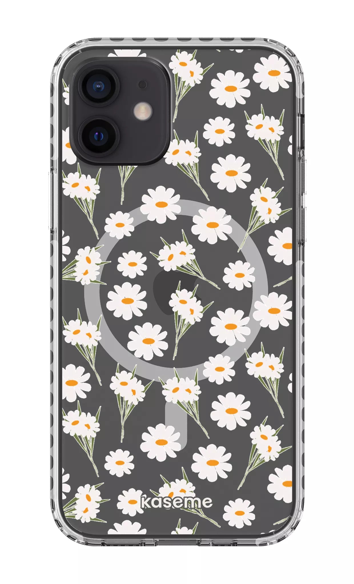 iPhone 12 Clear Case Magsafe - White Jane Clear Case -