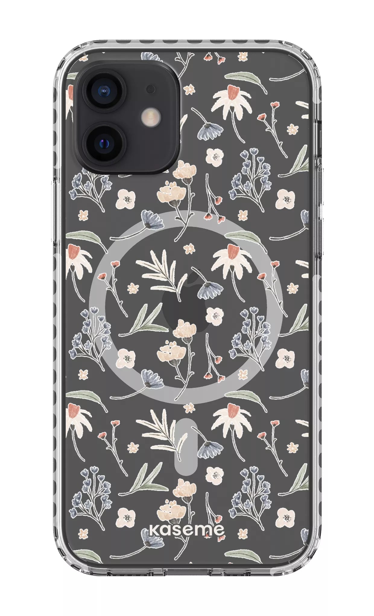 iPhone 12 Clear Case Magsafe - White Mia Clear Case -