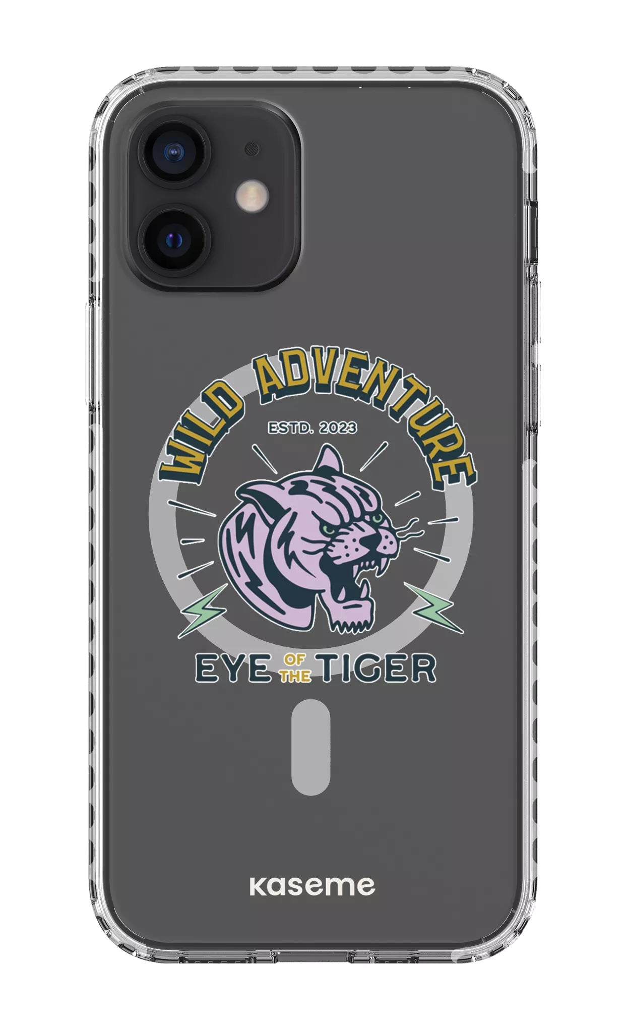 iPhone 12 Clear Case Magsafe - White Wildcats Clear Case -