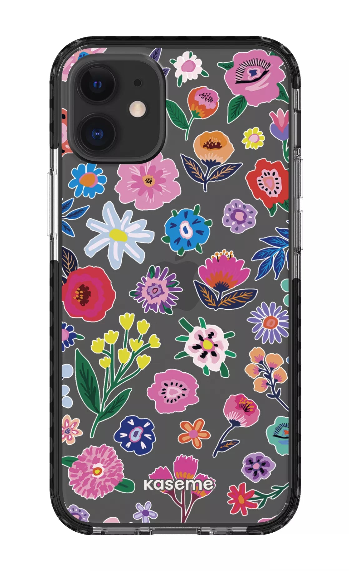 iPhone 12 Mini Clear Case - Black Aura Clear Case -