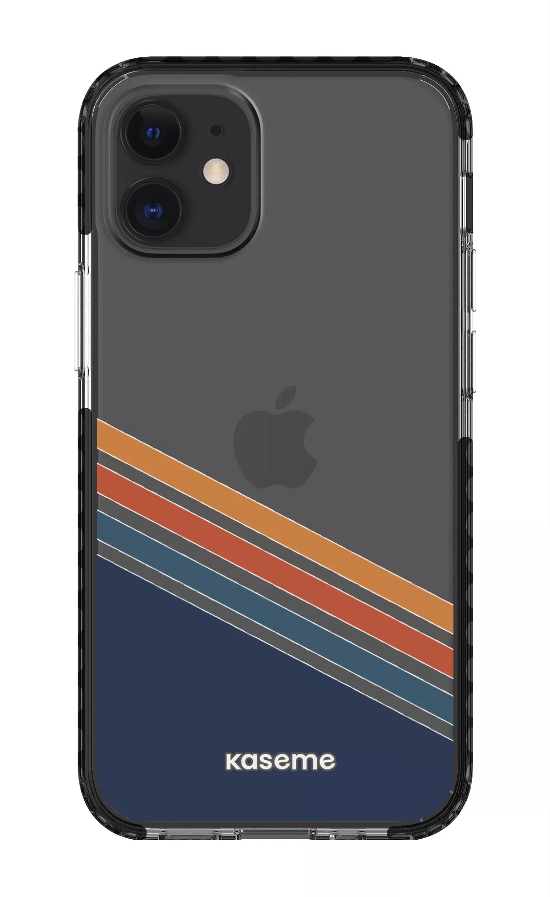 iPhone 12 Mini Clear Case - Black Bitter Clear Case -