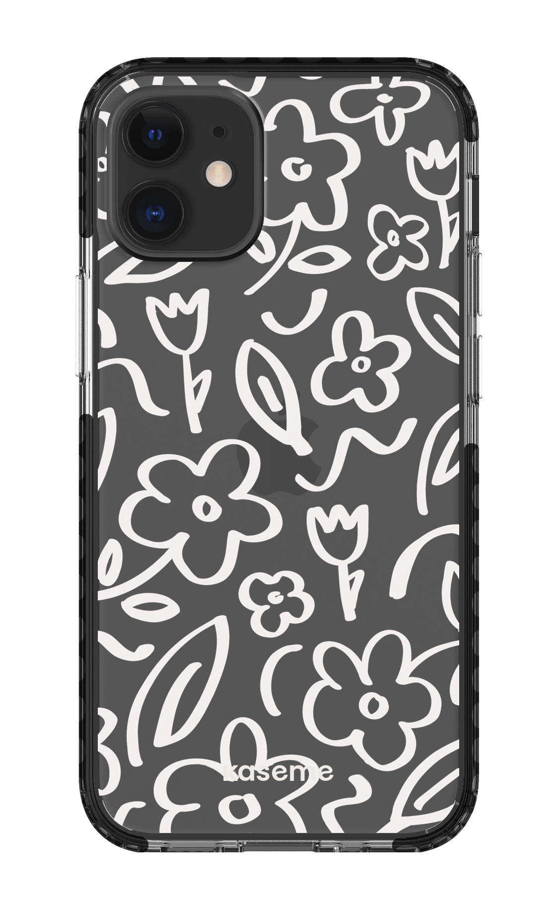 iPhone 12 Mini Clear Case - Black Brooklyn Clear Case -