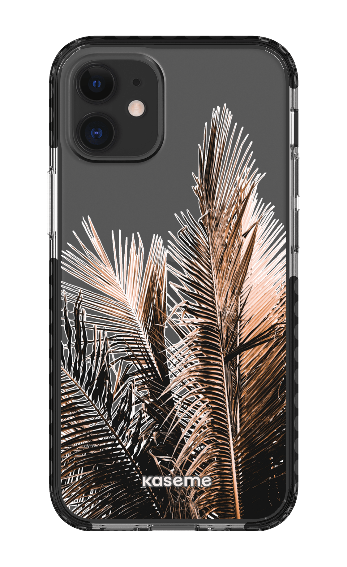 iPhone 12 Mini Clear Case - Black Cali Clear Case -