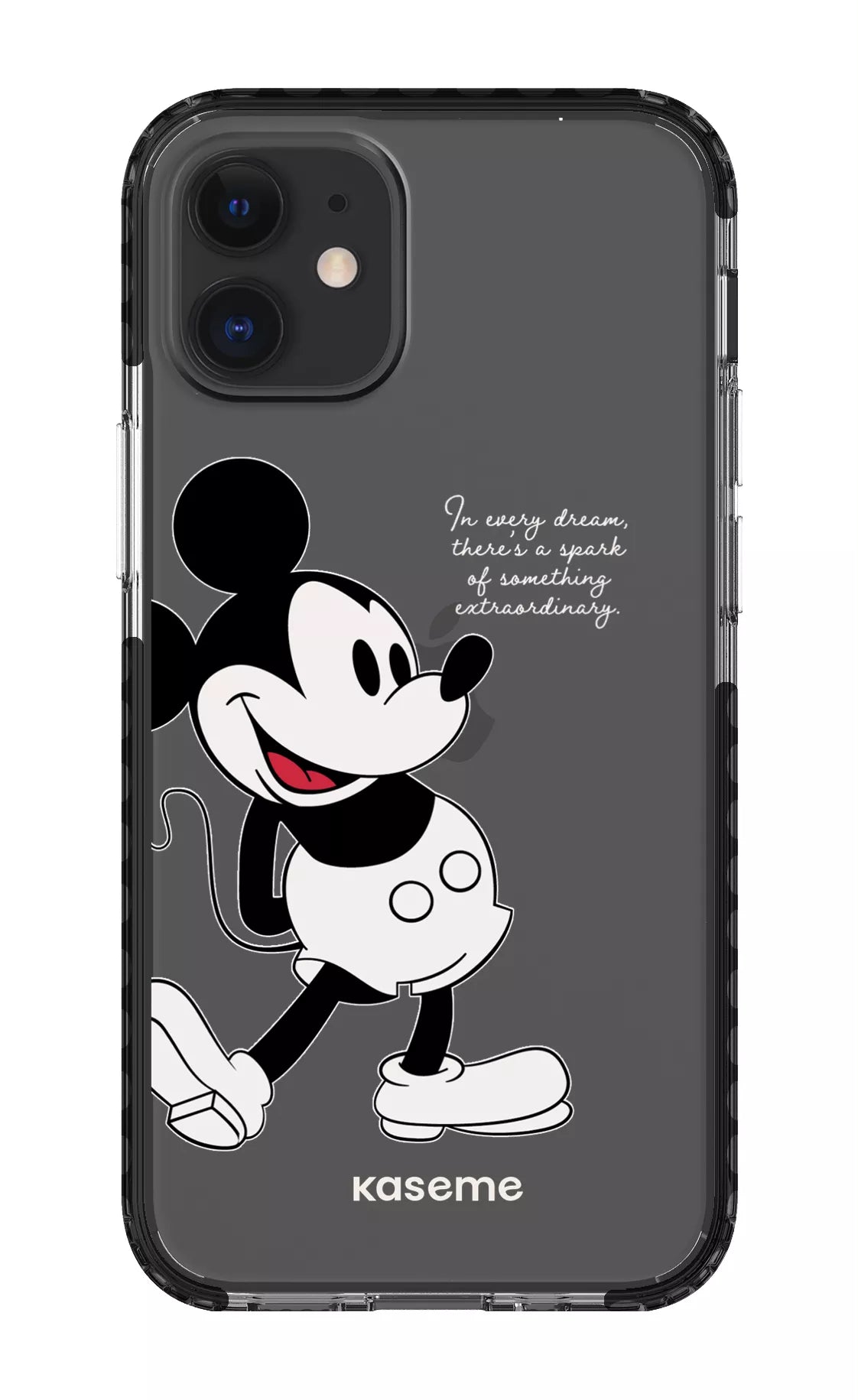 iPhone 12 Mini Clear Case - Black Dreamscape Clear Case -