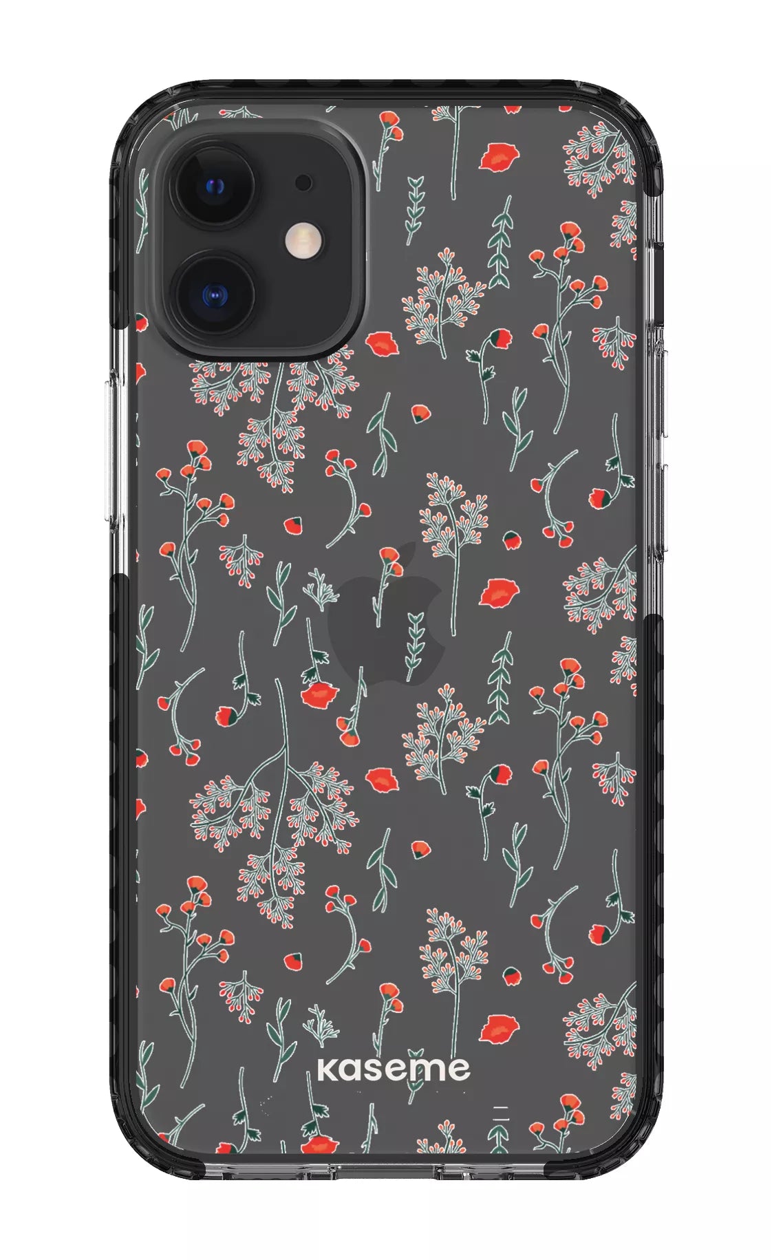 iPhone 12 Mini Clear Case - Black Evelyn Clear Case -