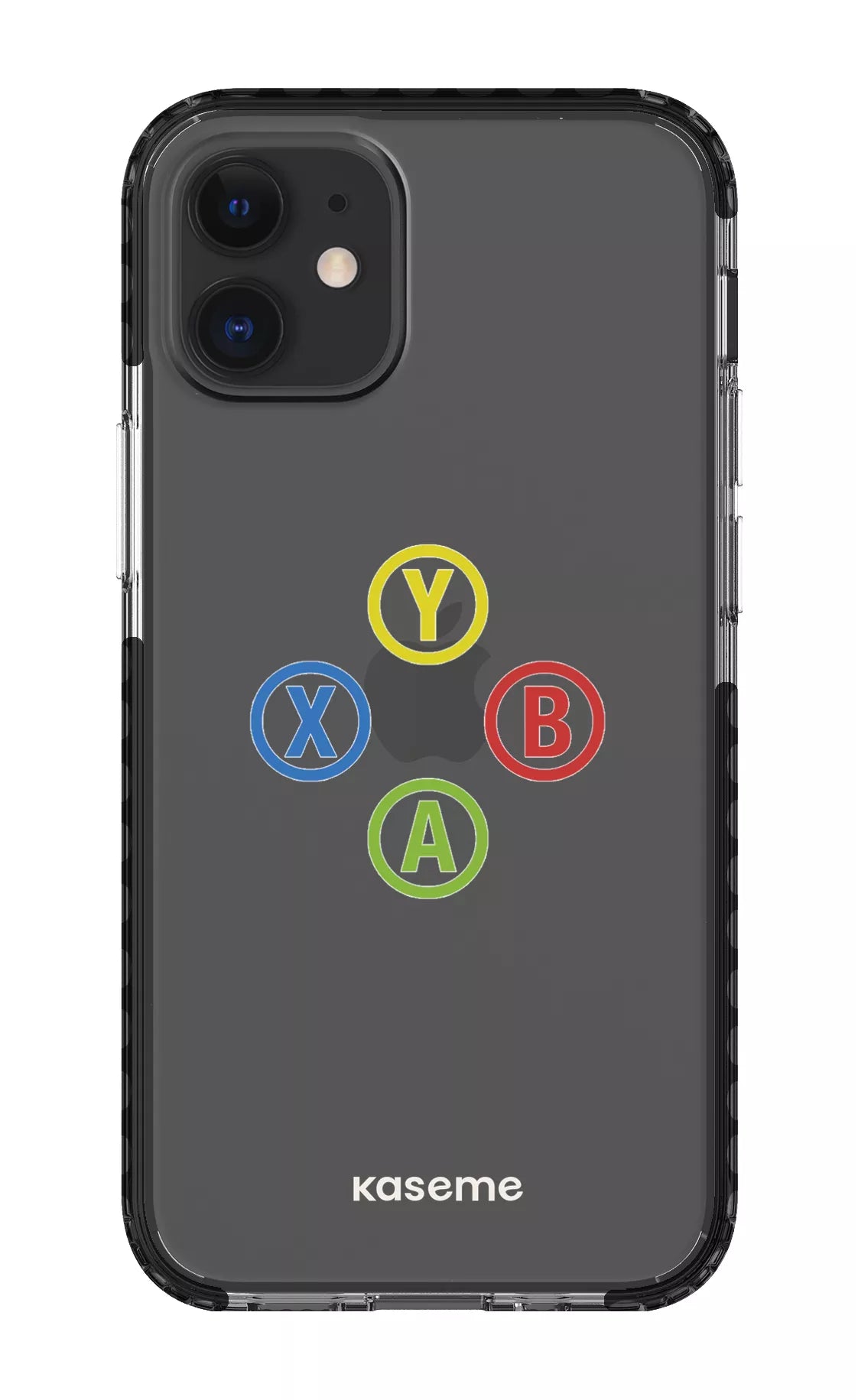 iPhone 12 Mini Clear Case - Black Game Clear Case -