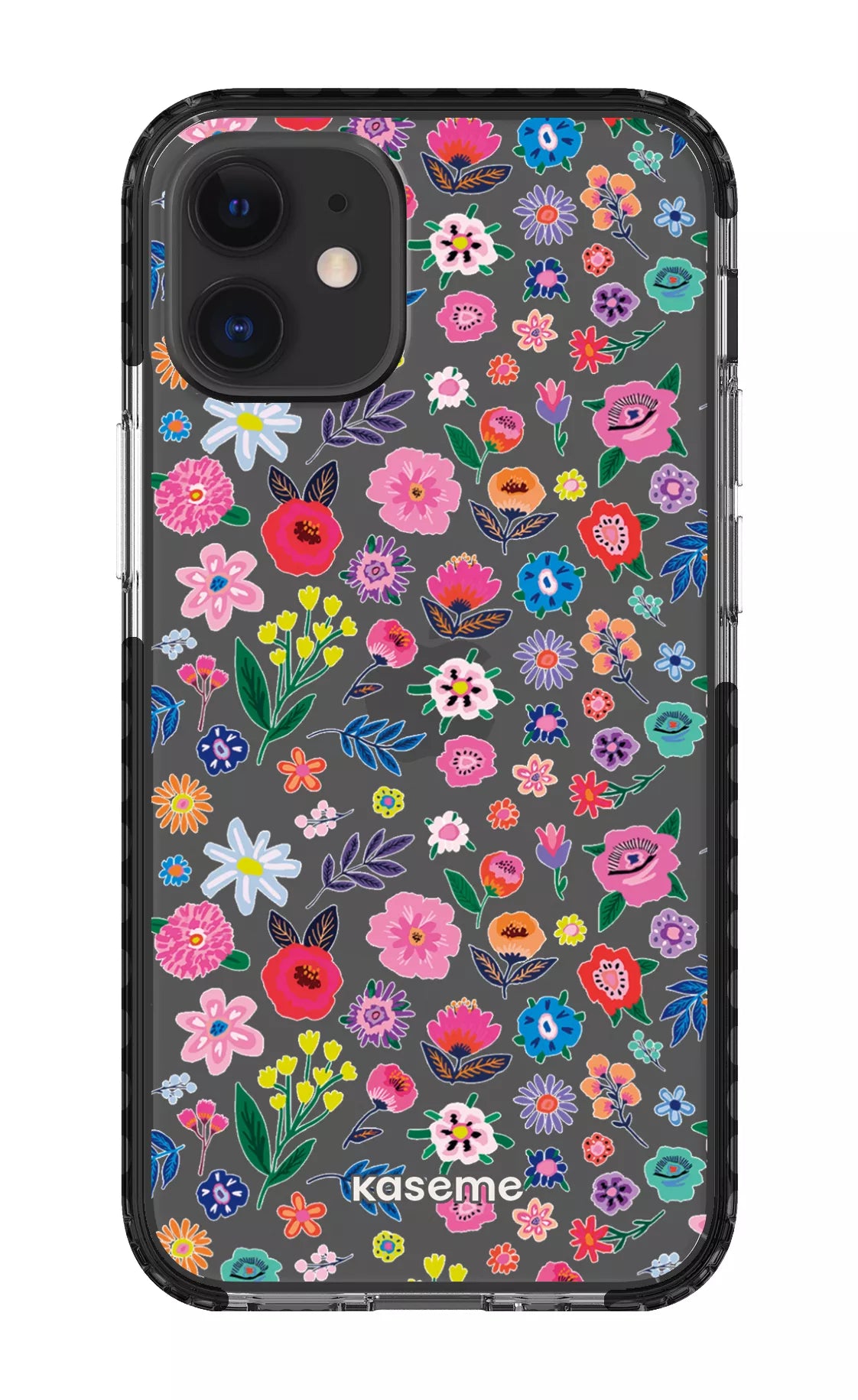 iPhone 12 Mini Clear Case - Black Hallucinate Clear Case -