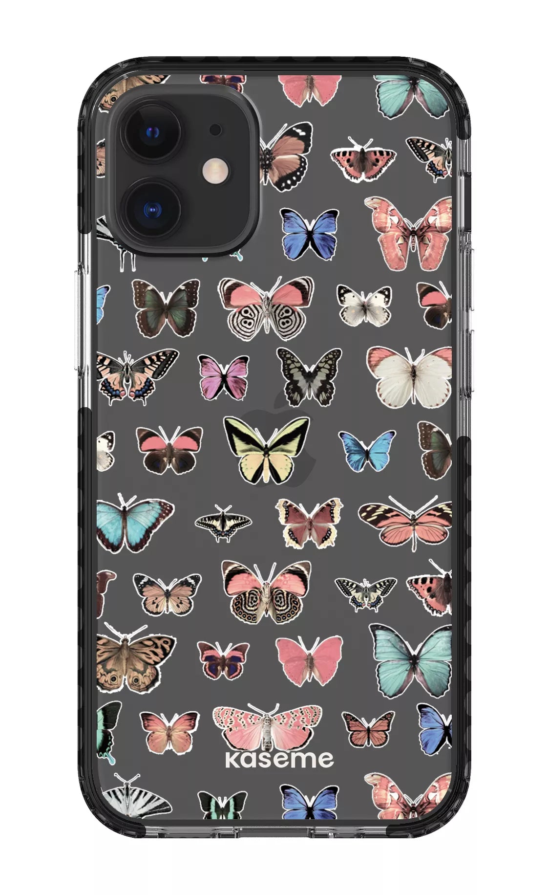 iPhone 12 Mini Clear Case - Black Paloma Clear Case -