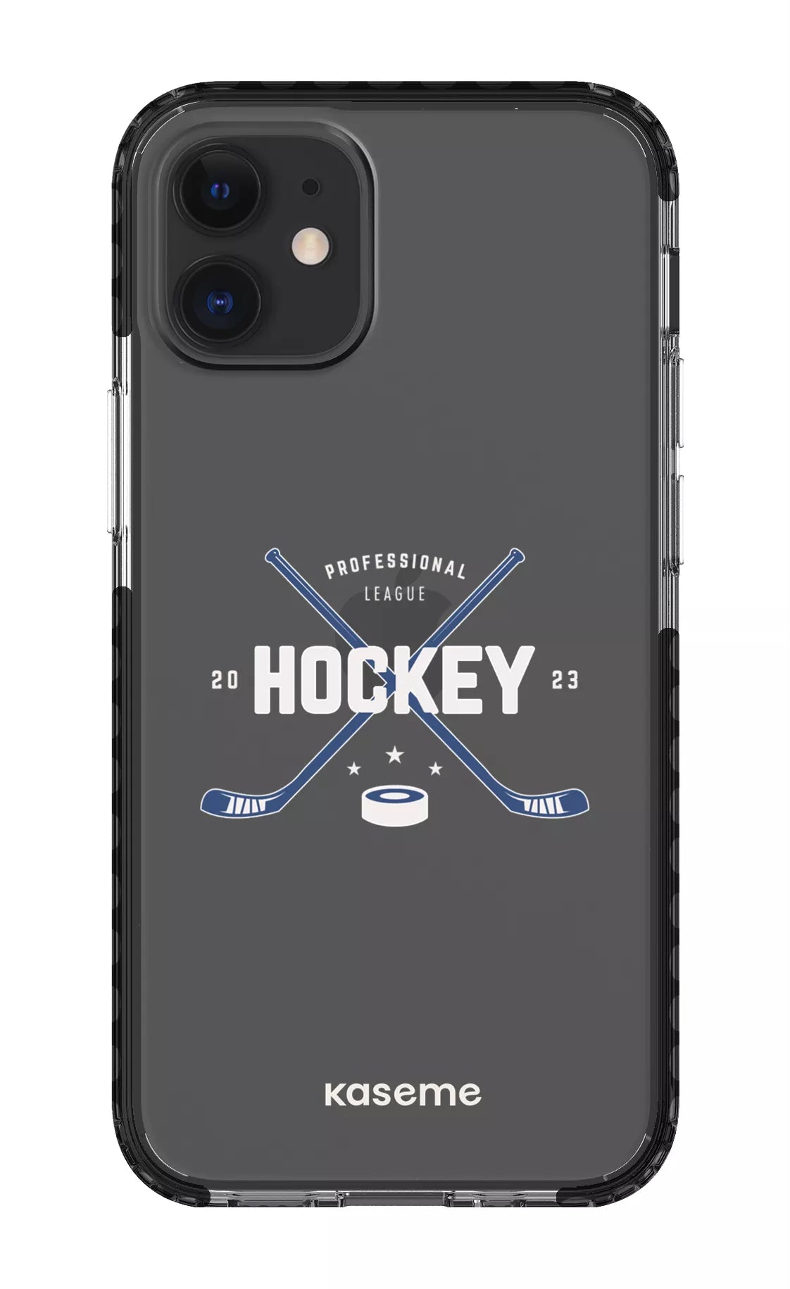 iPhone 12 Mini Clear Case - Black Playoffs Clear Case -