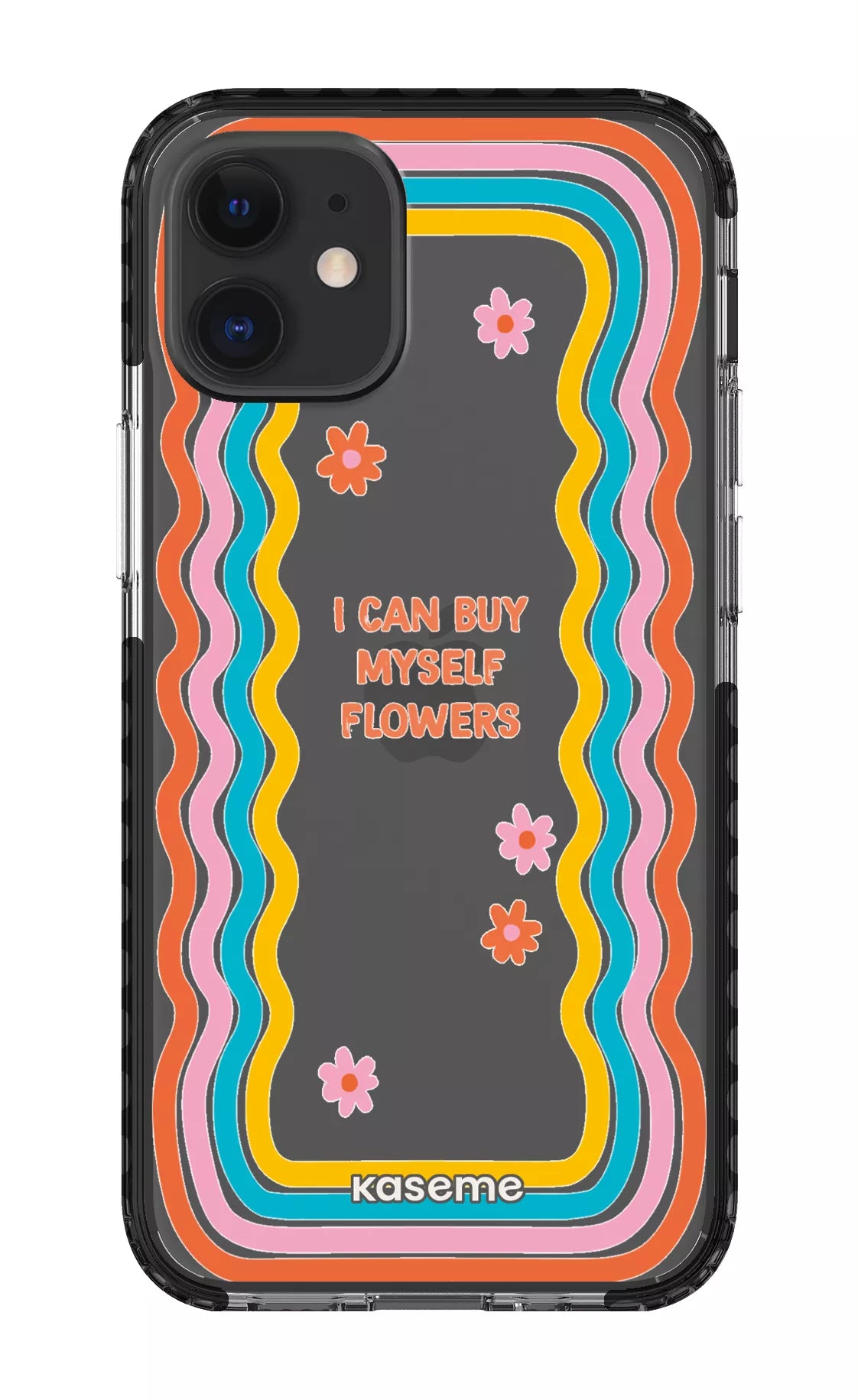 iPhone 12 Mini Clear Case - Black She Can Clear Case -