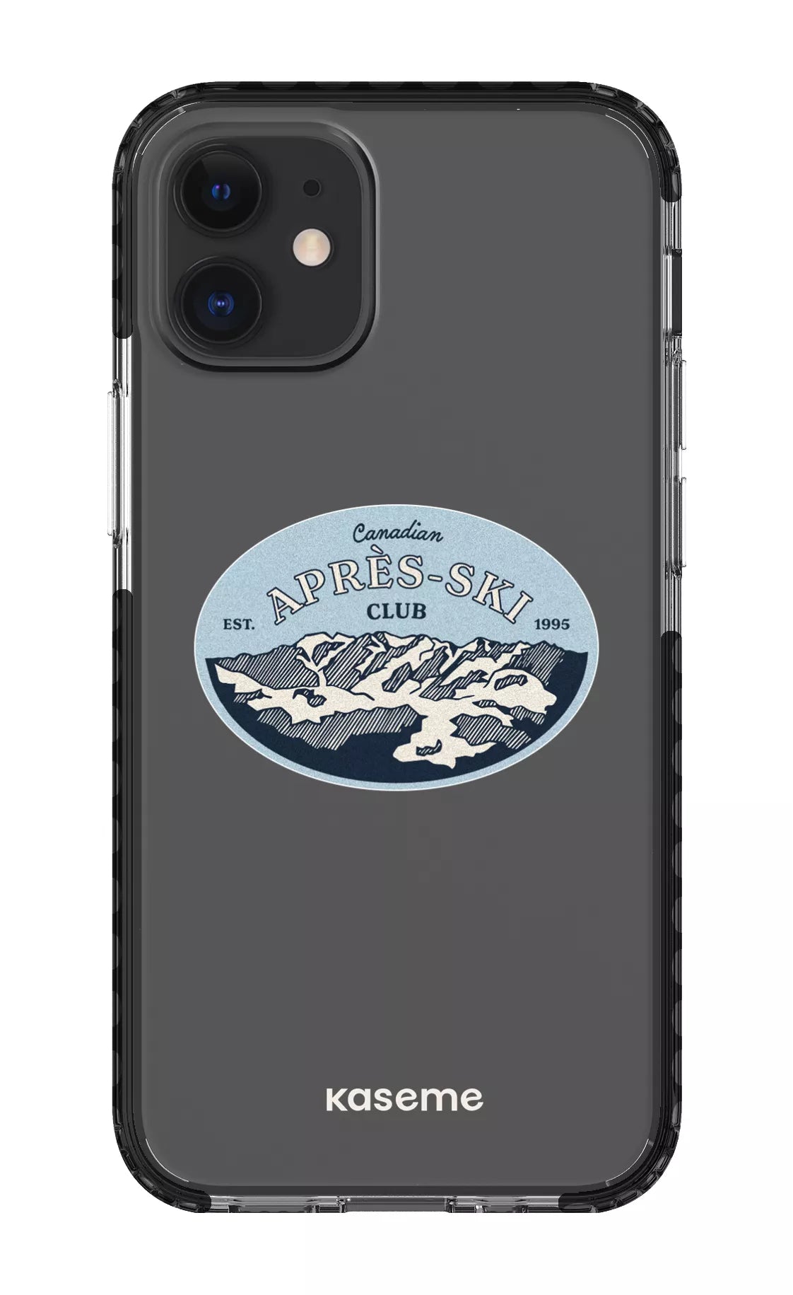 iPhone 12 Mini Clear Case - Black Whistler Clear Case -