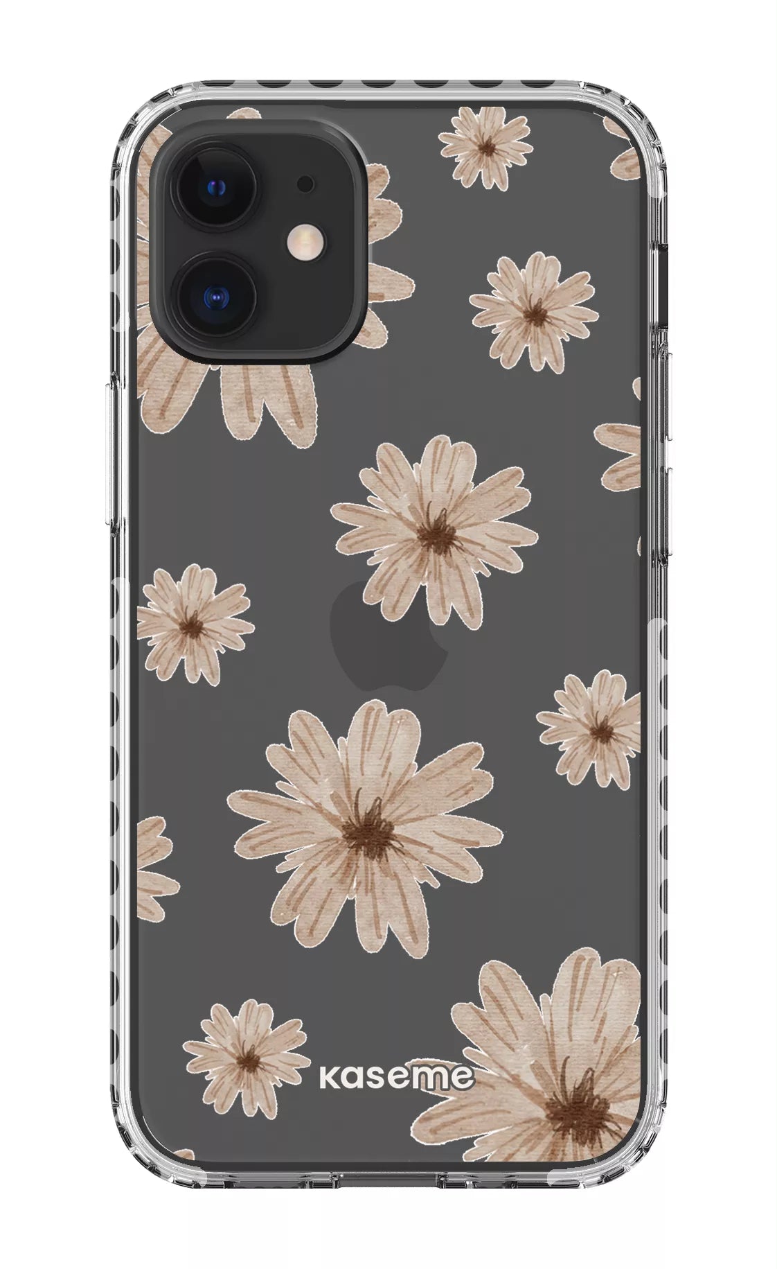 iPhone 12 Mini Clear Case - White Delicate Dreams Clear Case -