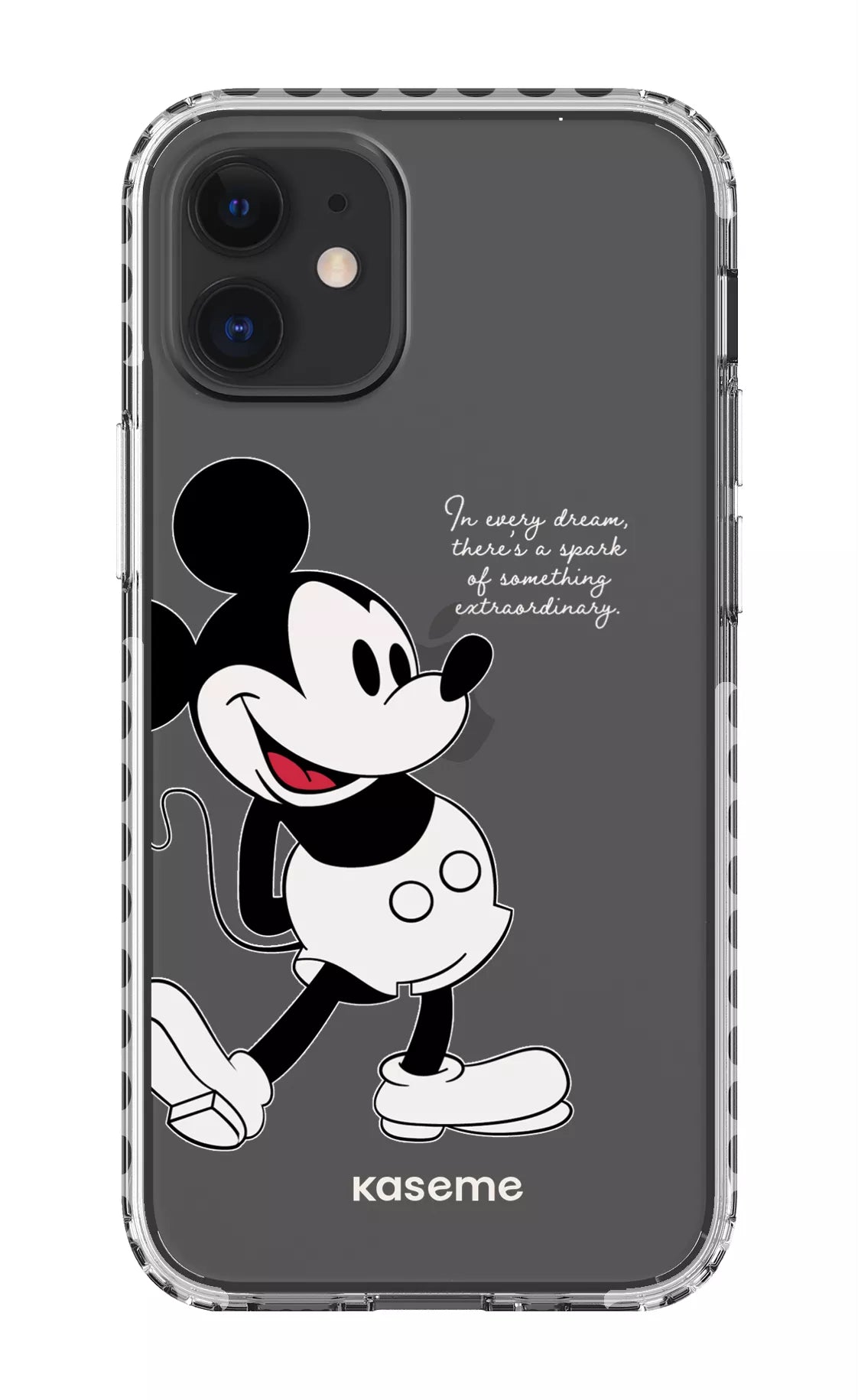 iPhone 12 Mini Clear Case - White Dreamscape Clear Case -