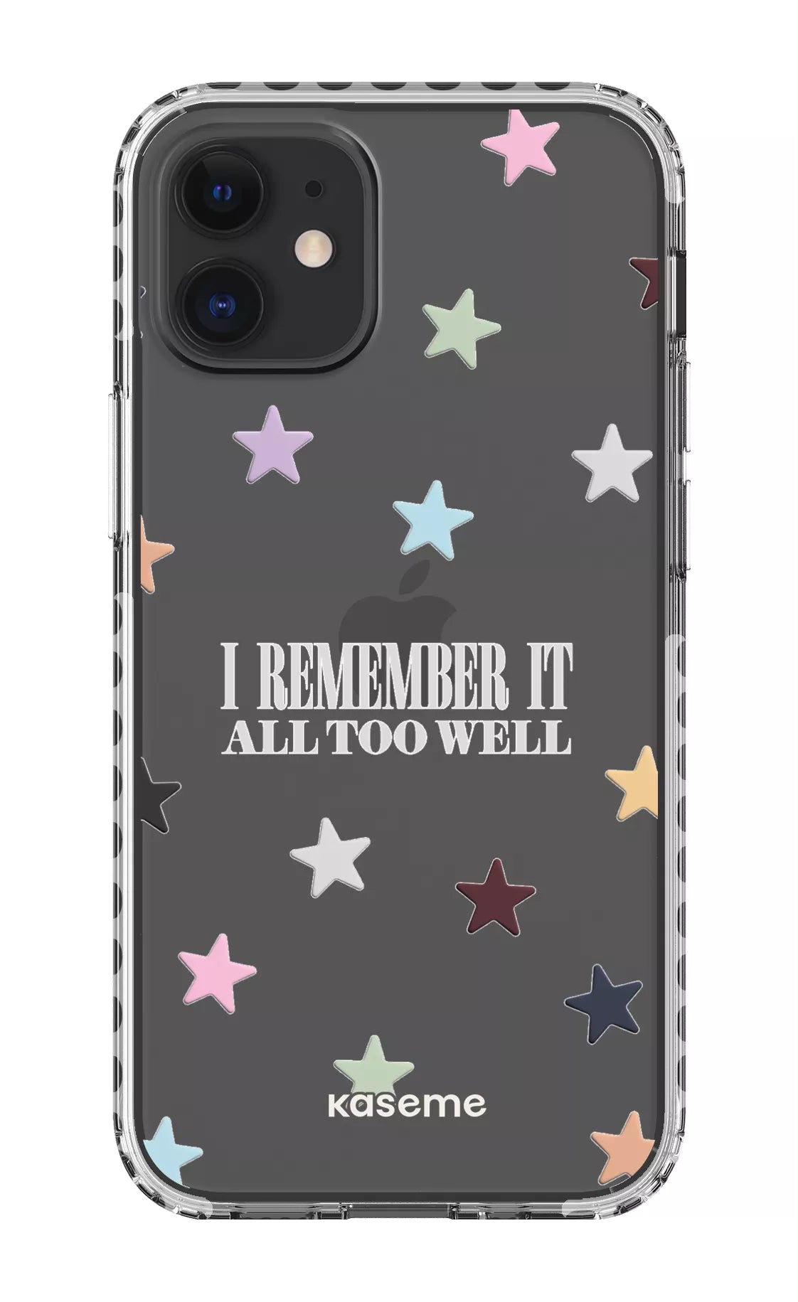 iPhone 12 Mini Clear Case - White It Was Rare Clear Case -