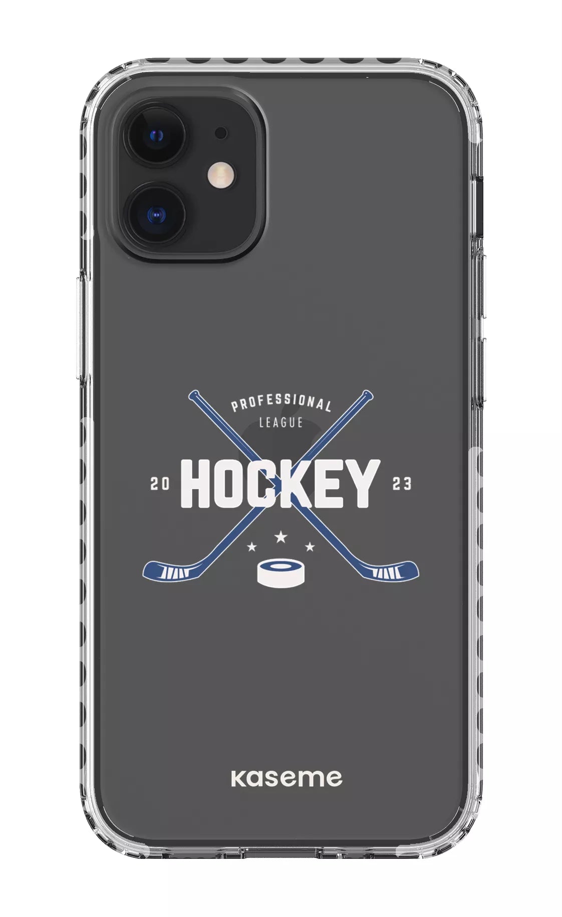 iPhone 12 Mini Clear Case - White Playoffs Clear Case -