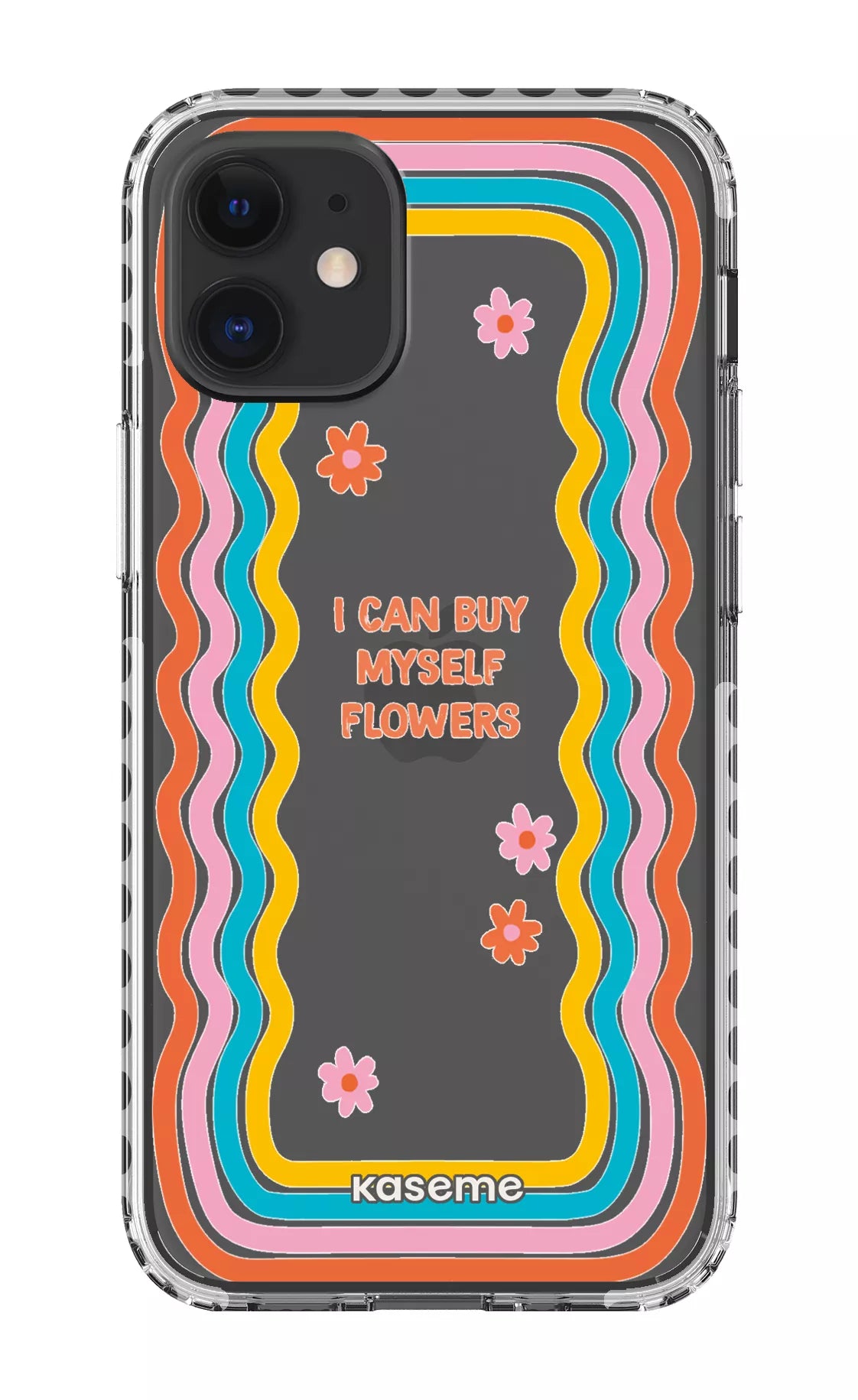 iPhone 12 Mini Clear Case - White She Can Clear Case -