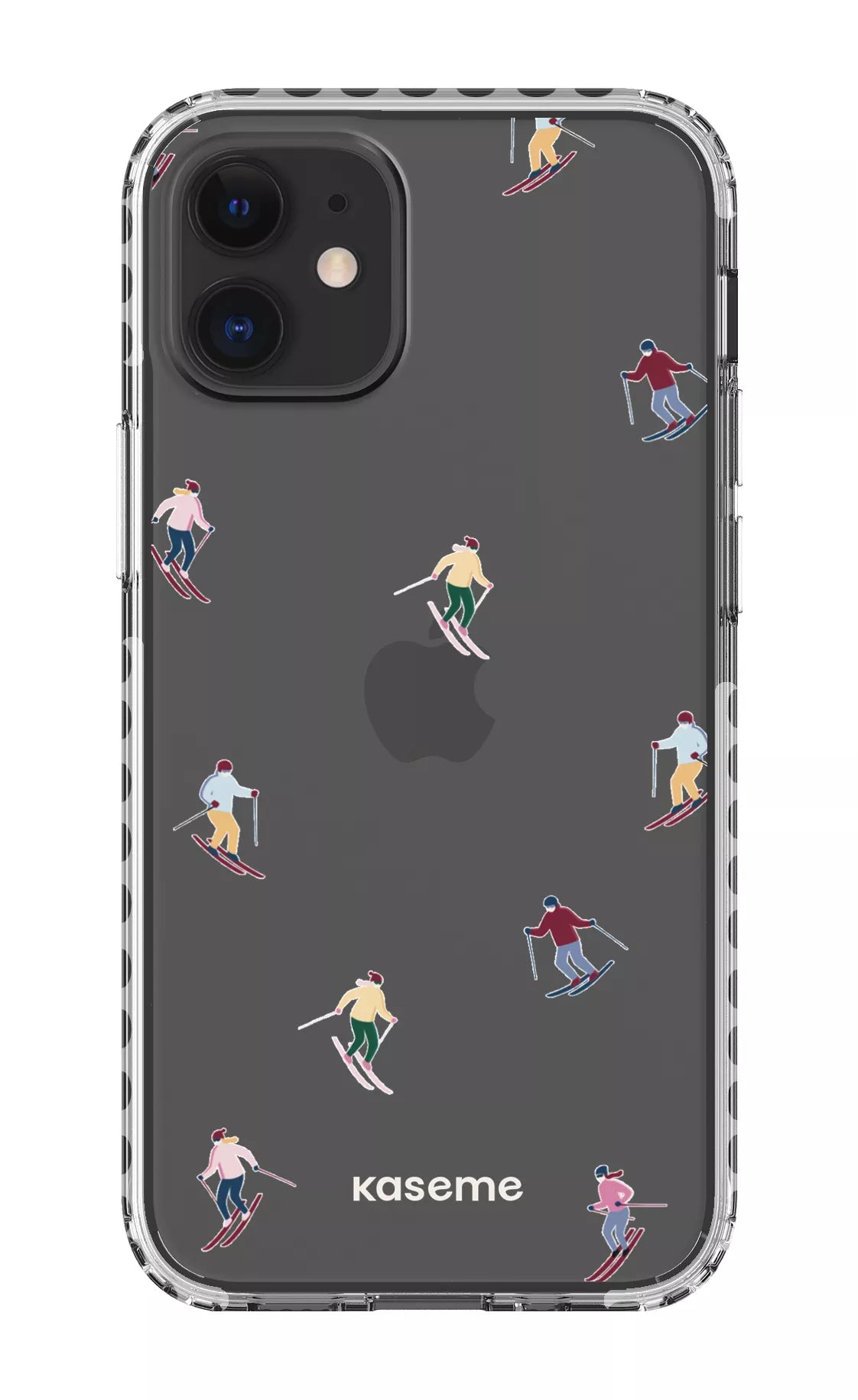 iPhone 12 Mini Clear Case - White Slope Clear Case -