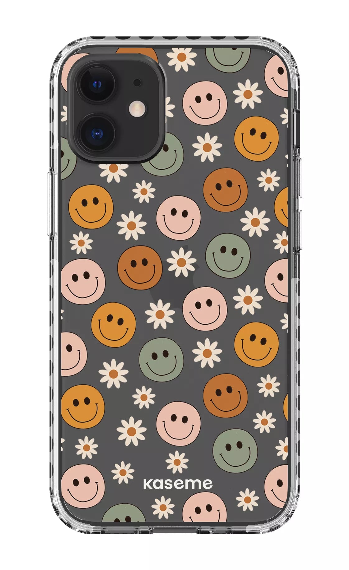 iPhone 12 Mini Clear Case - White Smirk Clear Case -