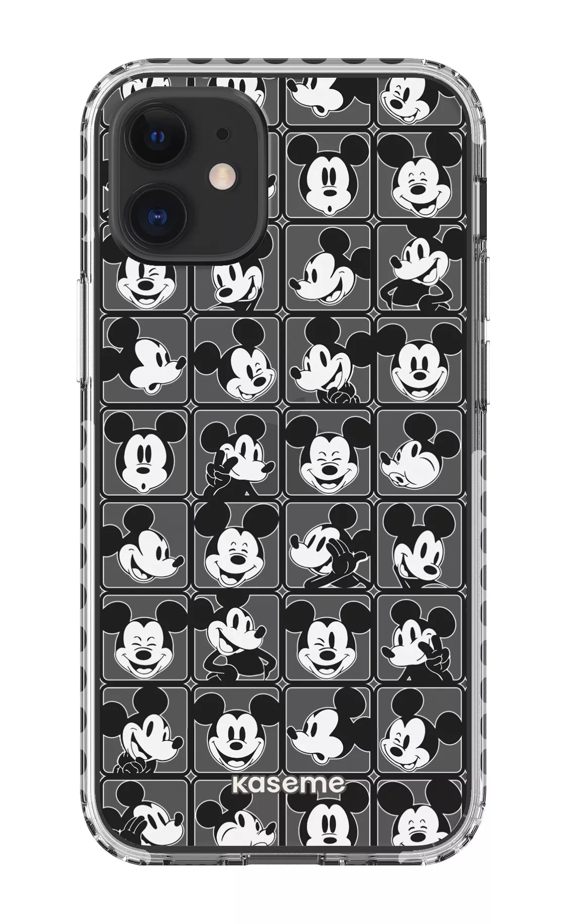 iPhone 12 Mini Clear Case - White Whimsy Clear Case -