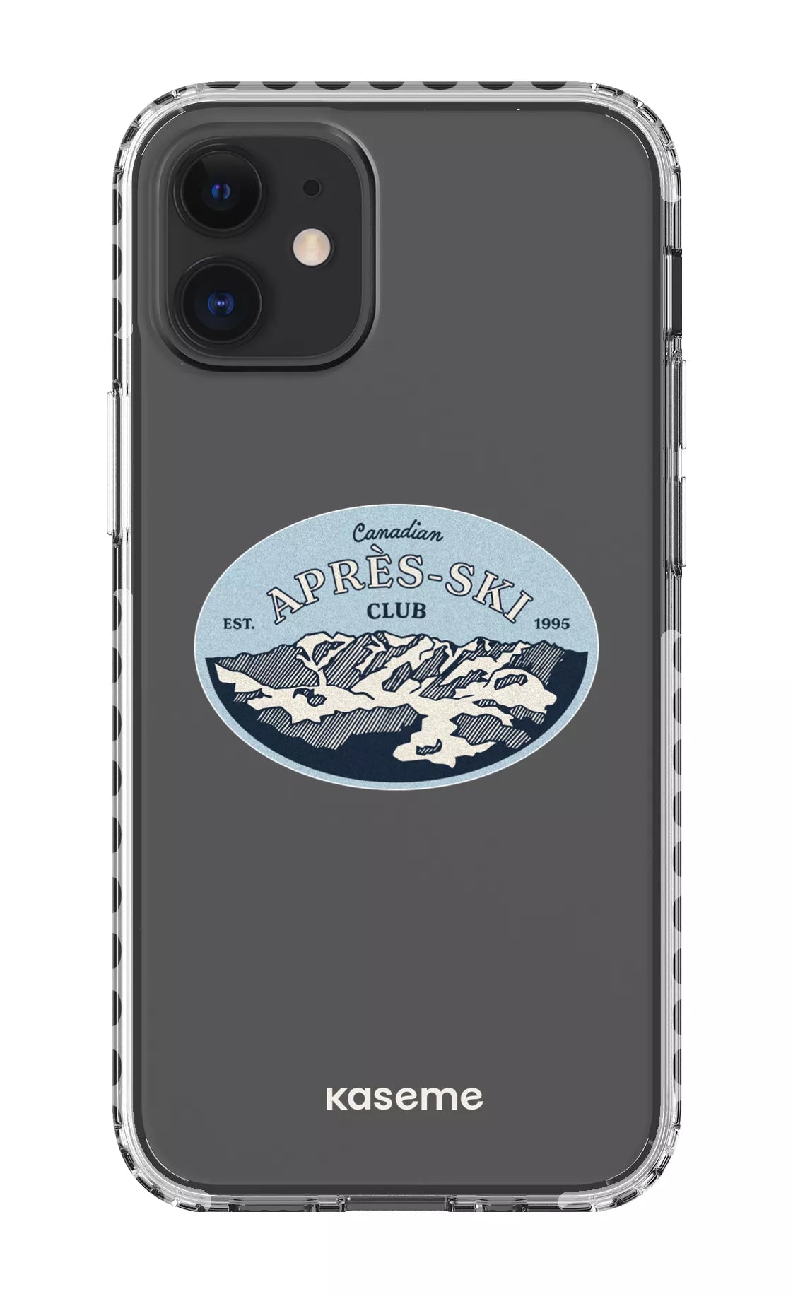 iPhone 12 Mini Clear Case - White Whistler Clear Case -