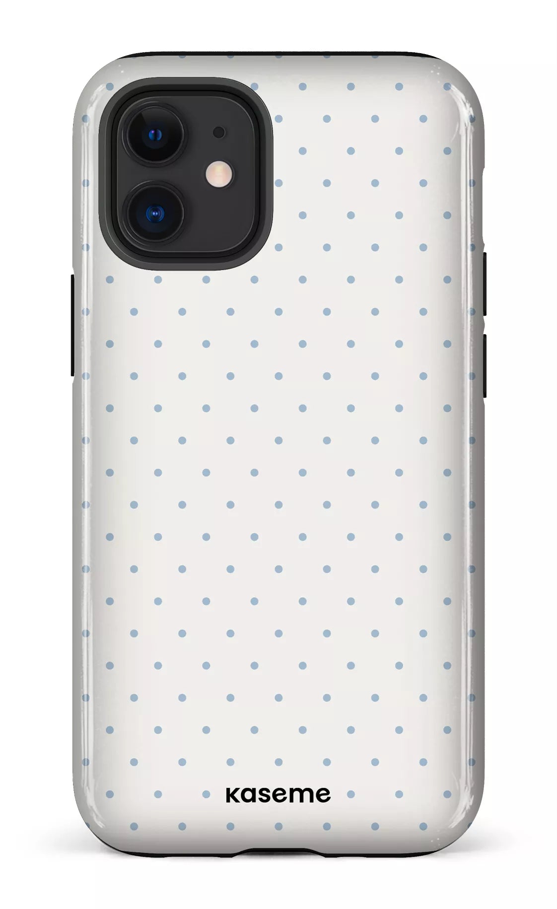 iPhone 12 Mini Tough Ditsy White & Blue -