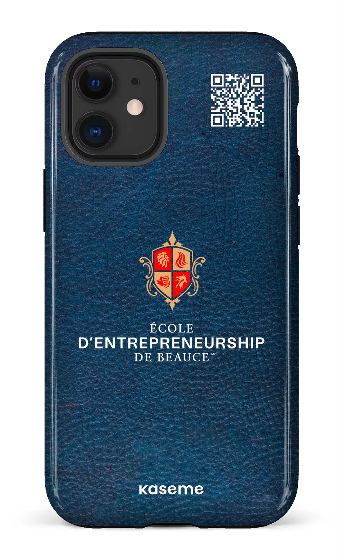 iPhone 12 Mini Tough EEB Bleu QR -