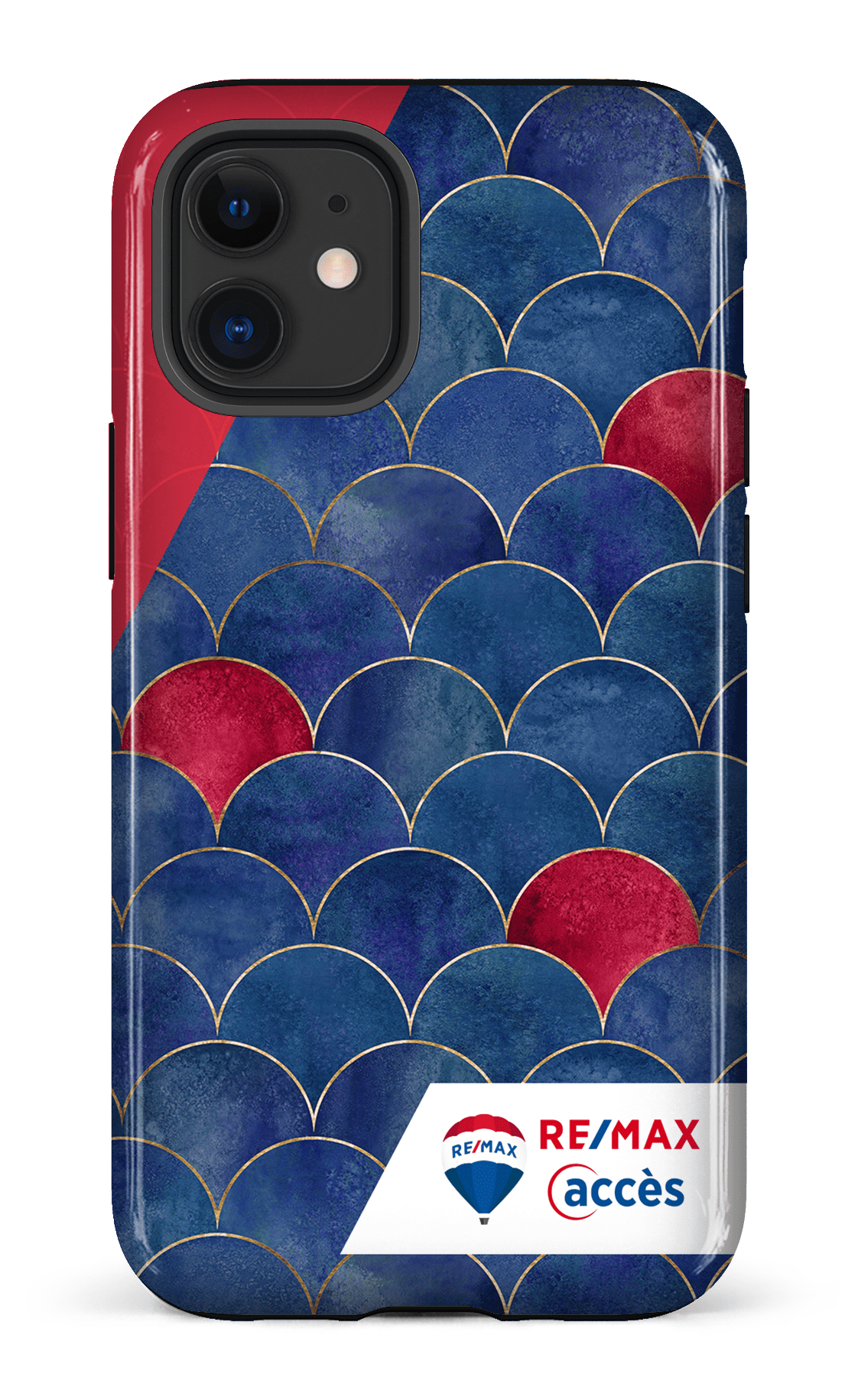 iPhone 12 Mini Tough Écailles bicolores -