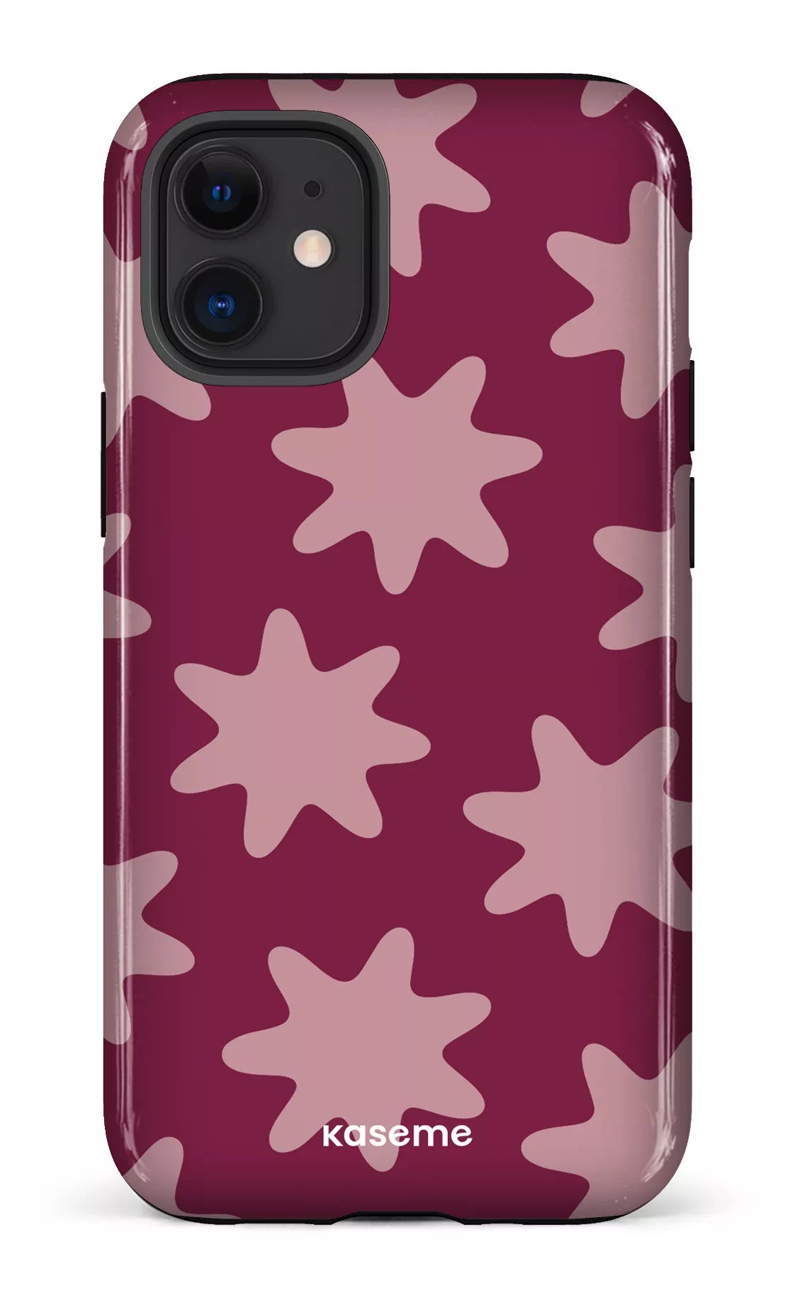 iPhone 12 Mini Tough Unframed Burgundy -