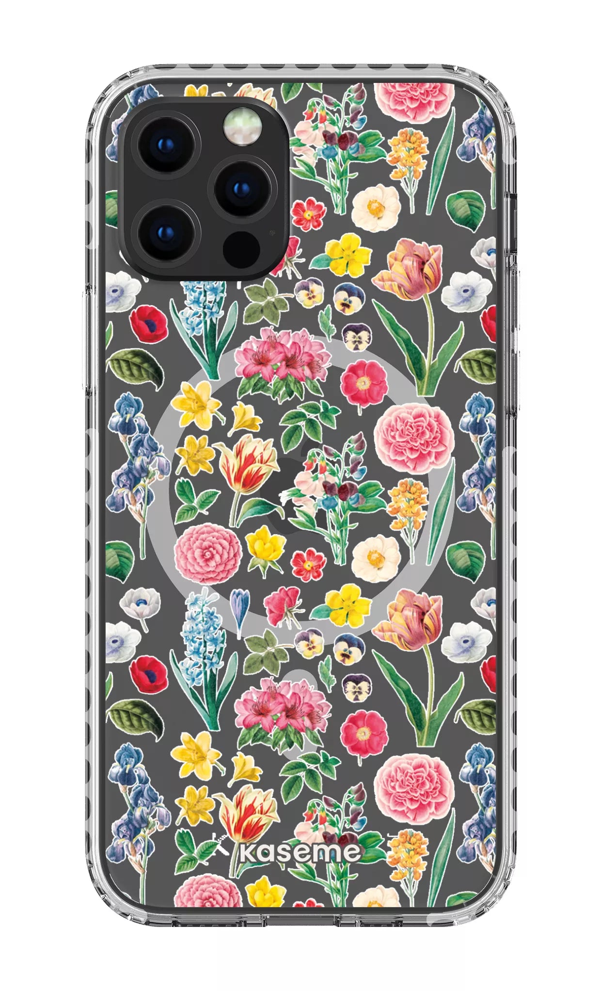 iPhone 12 Pro Clear Case Magsafe - White Amelia Clear Case -