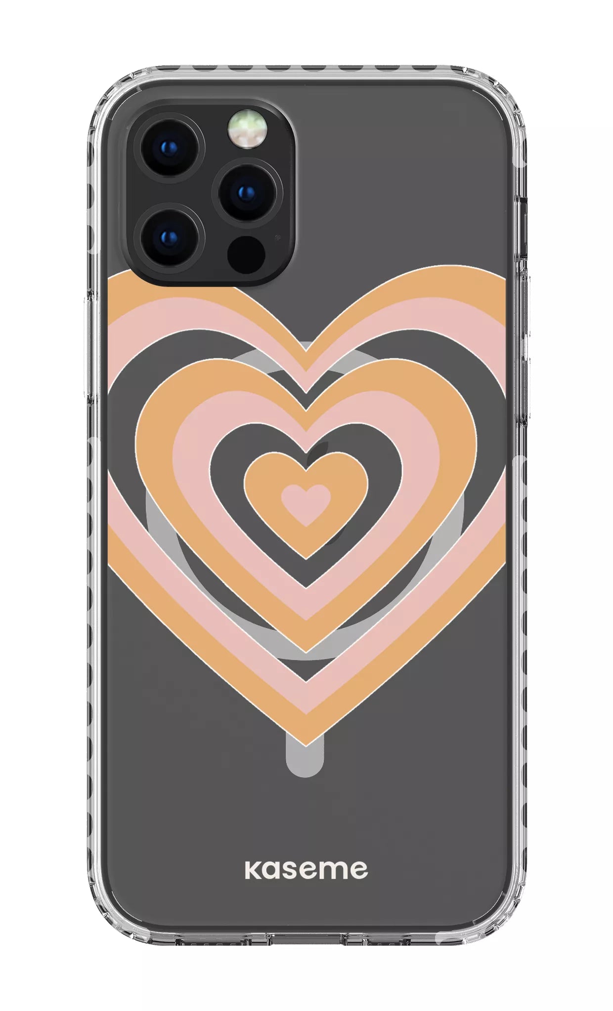 iPhone 12 Pro Clear Case Magsafe - White Amor Clear Case -