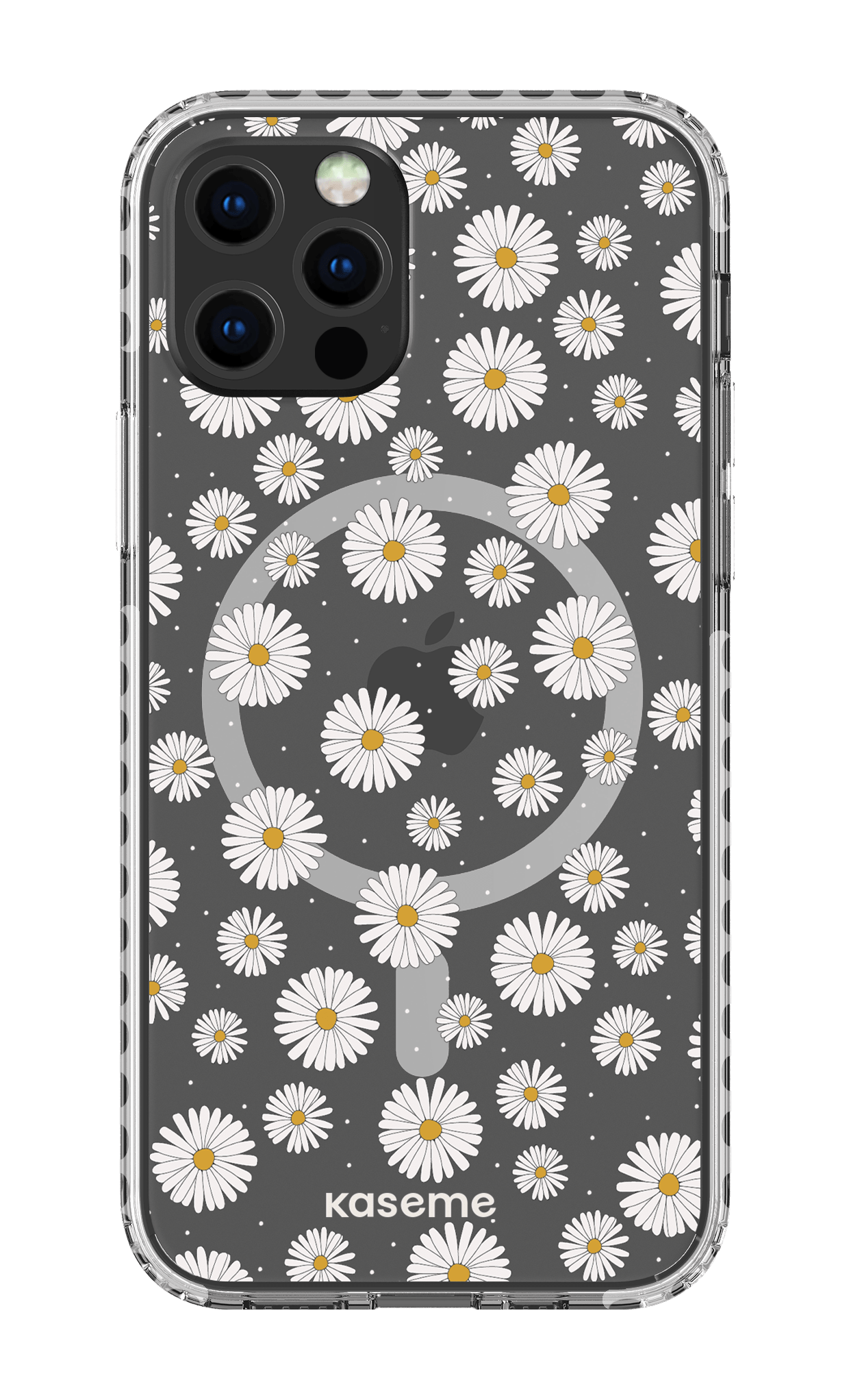 iPhone 12 Pro Clear Case Magsafe - White Ashley Clear Case -