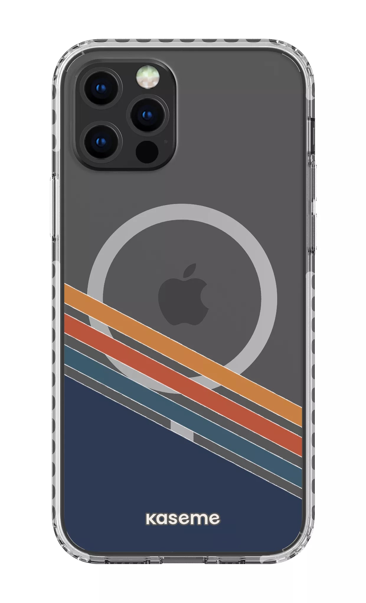 iPhone 12 Pro Clear Case Magsafe - White Bitter Clear Case -