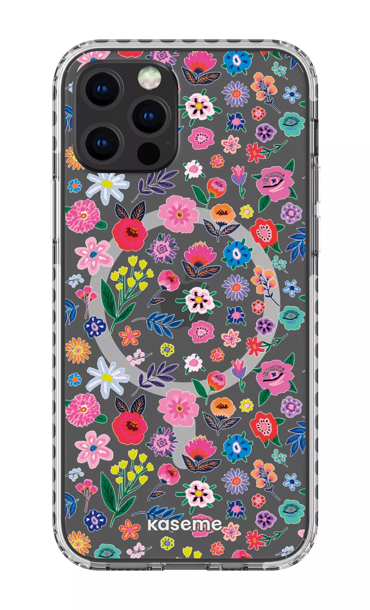 iPhone 12 Pro Clear Case Magsafe - White Hallucinate Clear Case -