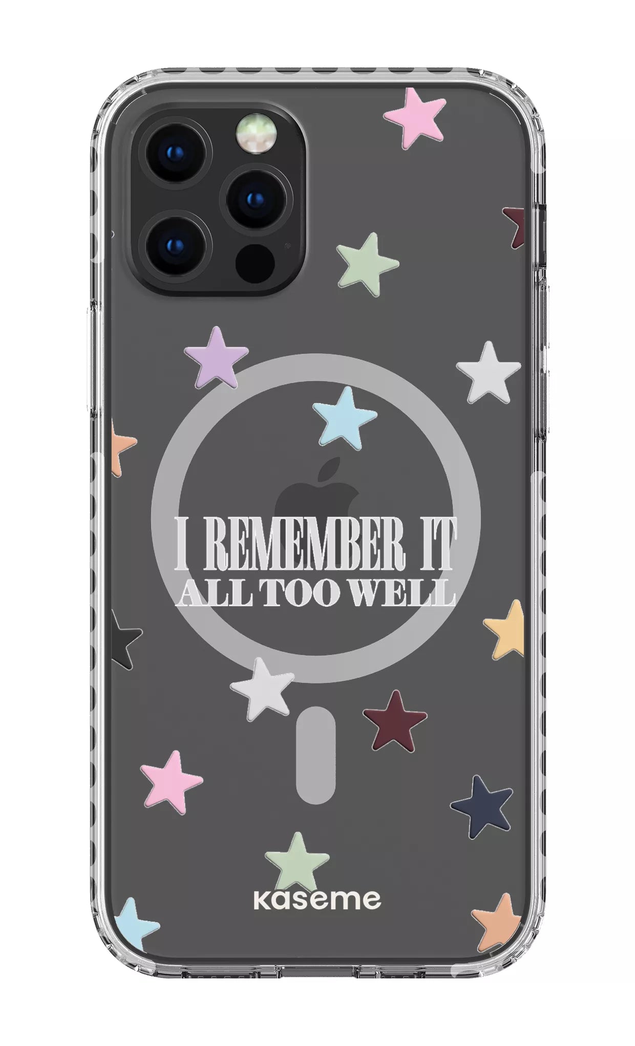 iPhone 12 Pro Clear Case Magsafe - White It Was Rare Clear Case -