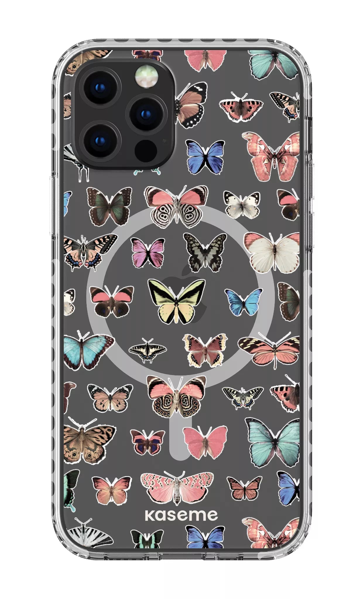 iPhone 12 Pro Clear Case Magsafe - White Paloma Clear Case -