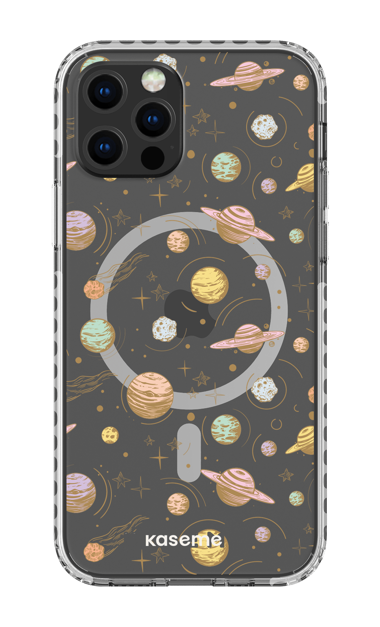 iPhone 12 Pro Clear Case Magsafe - White Solar Clear Case -