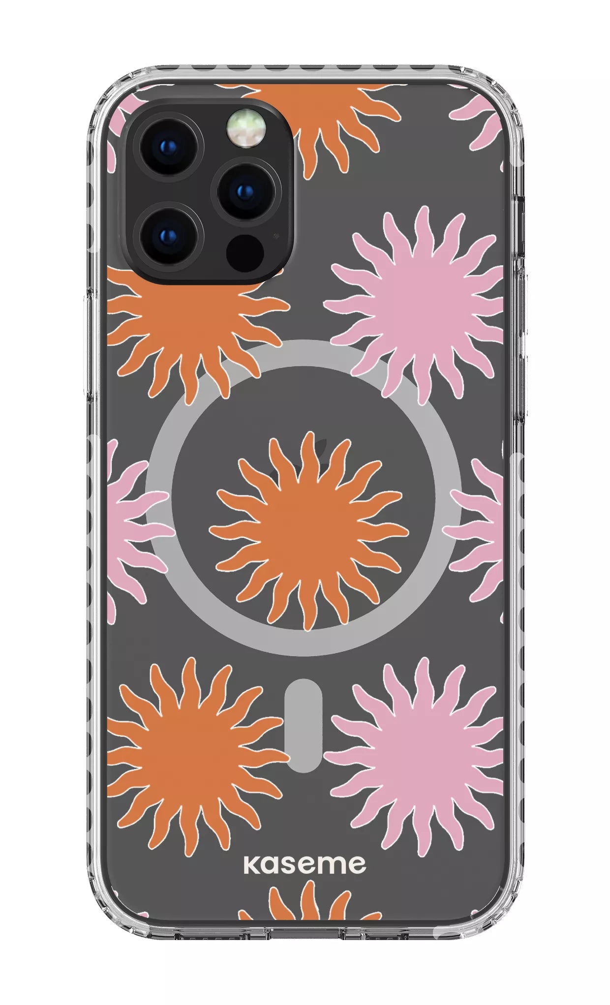 iPhone 12 Pro Clear Case Magsafe - White Vitamin Sea Clear Case -